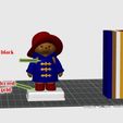 paddington2.jpg V.2 Beloved Blue Duffel Coat Bear with Red Hat Bust (Multi-Color)