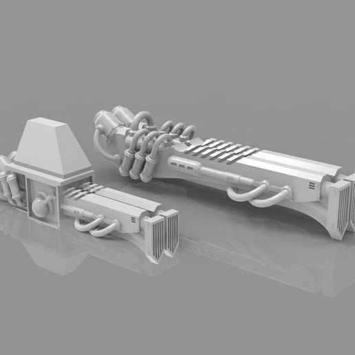 Dreadnought Sonic Blaster 3D model