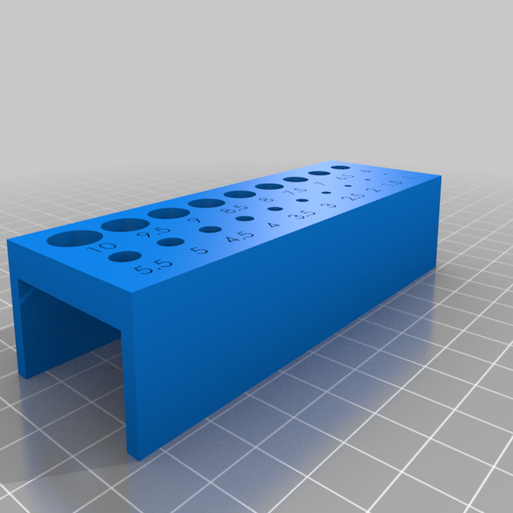 Free STL file Metric Drill Bit holder・3D print design to download・Cults