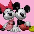 17.jpg Mickey and Minnie mouse for 3d print STL