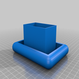 wallSwitch.png Free STL file Parametric wall switch plate and box for mounting circuits on a 10x5cm electrical box・3D printable design to download