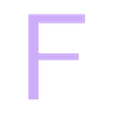 F.stl Alphabet Toy Shape Sorter