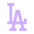 Los Angeles Dodgers.stl 洛杉矶道奇队标志