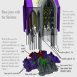 06 base joins with the skeleton.png Fichier STL Cathédrale des oiseaux・Modèle à télécharger et à imprimer en 3D