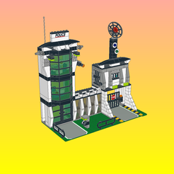 Полицейский-участок-02.png NotLego Lego Pack Police Station Model 129