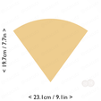 1-5_of_pie~7.75in-cm-inch-cookie.png Slice (1∕5) of Pie Cookie Cutter 7.75in / 19.7cm