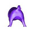 dog2_back.stl Free STL file Mixable dog models - Puzzle game・3D printing idea to download