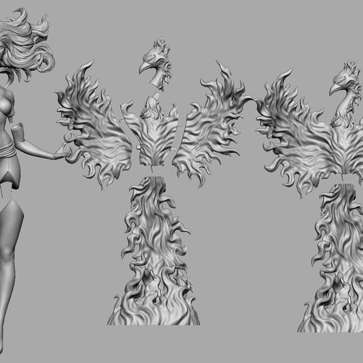 5.jpg Jean Grey Phoenix 3D Print