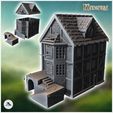 1-PREM.jpg Abandoned medieval house with wooden planks on windows (13) - Medieval Gothic Feudal Old Archaic Saga 28mm 15mm RPG