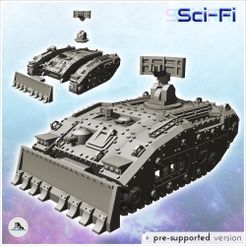 1-PREM-WB-VE-V32.jpg Fichier STL Char impérial Raptor avec lame frontale (version radar) (32) - Future Sci-Fi SF Post apocalyptique Tabletop Scifi Wargaming Exploration planétaire RPG Terrain・Modèle pour impression 3D à télécharger