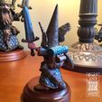 Photo-Jan-26-2023,-4-21-32-PM.jpg Gnome with Sword, Fantasy Tabletop RPG Miniature or Garden Gnome Statue