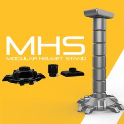 MHS.jpg Modular Helmet Stand- Make it any height you want!
