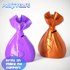 POVaRse do et Place no SUPPOrt STL file Beautiful Medival Era Style Coin Bank・3D printer design to download, Printverse