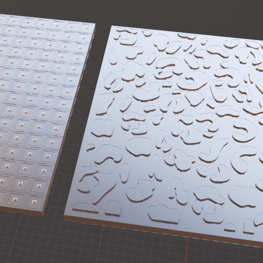 fsdasyvfysdy.png Tampon de polymère texturé, de forme carrée