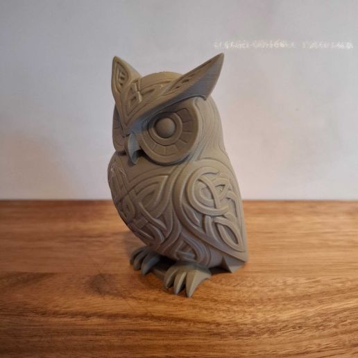 ribal Owl - tabletop figurine decoration