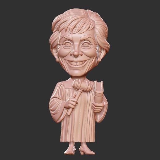 Judge Judy 3D model