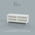 IKEA-INSPIRED-Besta-TV-Unit-3-Miniature-modern-Furniture.png Miniature IKEA-INSPIRED Besta TV Unit, Miniature Modern Furniture, Dollhouse TV Unit Furniture