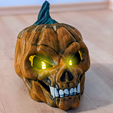 3DPrintedJackOLantern.png Scary Pumpkin King Lantern