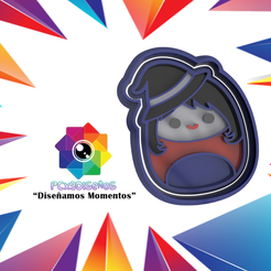 pcx3disños-Squishmallow-Madeleine.png Fichier STL COUPE-BISCUIT GUIMAUVE MADELEINE GUIMAUVE HALLOWEEN・Plan pour imprimante 3D à télécharger