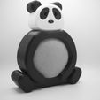 IMG_7523.jpg Cute Funny Panda Google Home Stand | Black and White Animal Nest Mini Holder | Outdoors Nature Smart Speaker | Jungle Bear Tech Accessory
