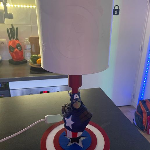 Captain america lamp outlet