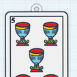 5copas-v2.png Key ring of the 5 of cups (Messi)