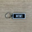 Mini-Black.jpg Mini Numberplate Keychain