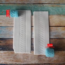D03.jpg STL file Texture Roller - Texture Roller 03・3D printing design to download