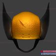 wolverine_helmet_3d_print_model-08.jpg Wolverine Helmet - Marvel Cosplay