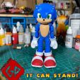 1sonic.jpg Flexi Sonic The Hedgehog - Print In Place - No supports