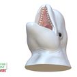 Beluga-Pen-Holder-color-9.jpg Beluga whale hollow pen holder 3D printable model