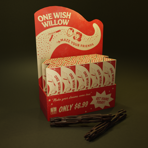 5.png One Wish Willow Collector's Pack | STL + Packaging + Display Stand