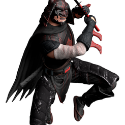 1.png Archivo STL gratuito Batman Samurai・Idea de impresión 3D para descargar