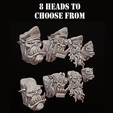 HEADS-16_A-01.png ORC WAR LORD IN MECHA ARMOR BY YGRECK