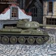 T34-85-1.jpg STL Pack - Light Tanks T-34 Collection (5 in 1) (USSR, WW2)