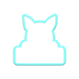 Cat-with-Text-box-1.png Cat Cookie Cutter | STL File