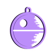 Death Star - key fob.stl Fichier STL Star Wars - Porte-clés Étoile de la Mort・Plan imprimable en 3D à télécharger