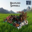 Halfling-Sawmill-2-p.jpg Halbling Sägewerk 28 mm Tabletop Terrain