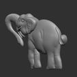 04.jpg Elephant Pendant V3  Printable Animal