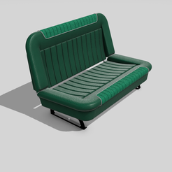 IMG_6175.png STL file Custom Bench Seat 2 piece Style 5 with legs・3D printing idea to download