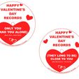 6_valentine_records.jpg Valentine's Day Old Records | Valentine's Day Decoration | Valentine's Day Gift Present | Only You | Close To You | Easy To Print | Gift Present Ideas | Vtau Design