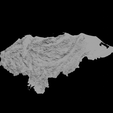1.png Topographic Map of Honduras – 3D Terrain