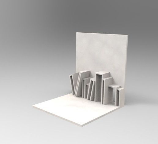Stack shaped Book End