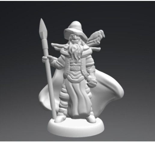 Wotan the Wanderer (18mm scale)