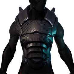 OmegaProgressiveChest.png STL file Omega Fortnite Chest Armour・Design to download and 3D print