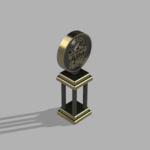 🎮🎯 Game Controller Trophy – The Master of Aim・ STL File for 3D printing ...