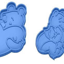 Sans titre 2.jpg Fichier GCODE Moules à Biscuit - Captain América - Superman -Spiderman - Winnie l'ourson - Winnie the pooh - Emporte-pièces - Cookie cutter- Coupe Biscuit・Objet imprimable en 3D à télécharger