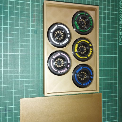 📦 F1 rim box・ 3MF File for 3D printing・Cults