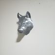 20230310_220051.jpg Archivo STL Cabeza de lobo Low Poly・Objeto para impresora 3D para descargar