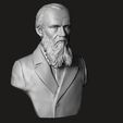 11.jpg Fyodor Dostoevsky bust sculpture 3D print model